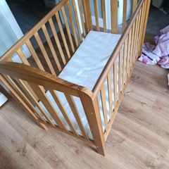 wooden cot