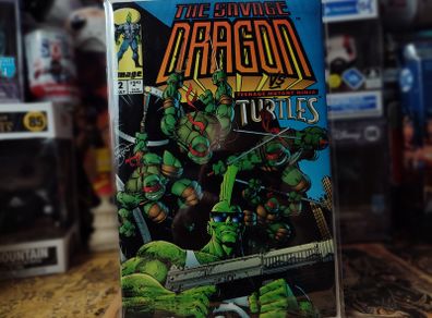 The Savage Dragon vs. Teenage Mutant Ninja ! Issue #2 ! 1993 ! by Image Comics !