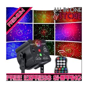 DJ Disco Lights Party Lights, RGB Led Sound Activated Strobe Lights with Remote Control, USB Powered Strobe Stage Lighting Disco Light Projector for Parties Home Christmas Birthday Karaoke KTV Bar (FREE POSTAGE)