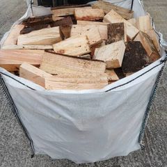 Ton bags of firewood