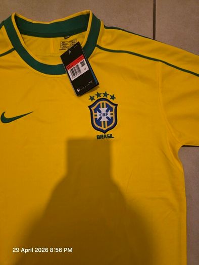 Brazil Home Retro Jersey 1998