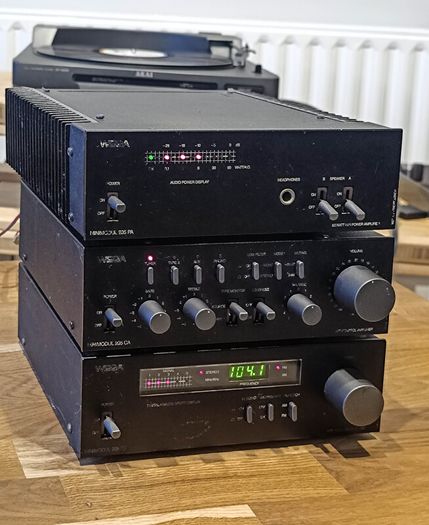 wega minisystem hifi stereo  205 pa, 205 ca, 205td