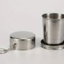 1pc, Telescopic Collapsible Stainless Steel Shot Glass, new, unopened. Image 3