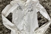 Western style white shirt