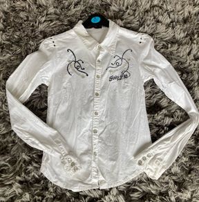 Western style white shirt