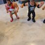 Vintage 1992 90s Hasbro WWF Wrestling  Series  3 Earthquake  & Typhoo Figures. (2) Image 2