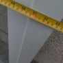 Double doors for patio. White PVC. Perfect condition size in pictures Image 3