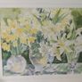 Gold Framed Still life Watercolour Image 3
