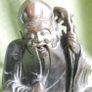Antique Asian Chinese Carved Soapstone Man Figurine Sculpture Image 4