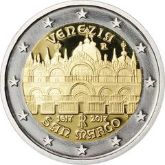 Italy 2 Euro Commemorative Coin 2017 - Venice. Uncirculated
