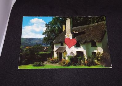 Thatched Cottage , Selworthy , Somerset - Postcard