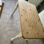 Solid Pine Farmhouse Table Rustic Style Image 7