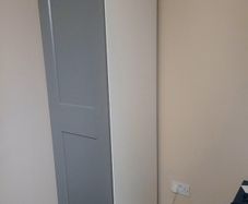 Ikea 'PAX' Wardrobe with 'Grimo' grey door