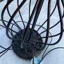 Heavy ornate metal lamp stand Image 4