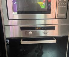 Neff built in microwave & Miele oven