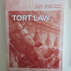 Tort Law School FE1 25-26 Manual