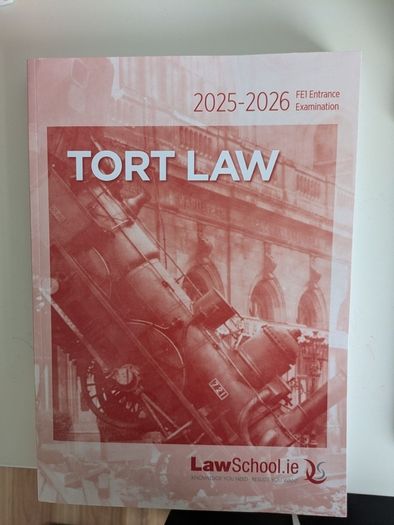 Tort Law School FE1 25-26 Manual