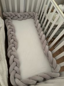 cot braided bumper grey