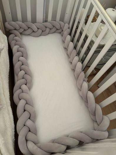 cot braided bumper grey