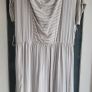 Gila Grunert Vintage Grey & White Vertical Striped Midi Dress with Pockets Sz 12-14 Image 2