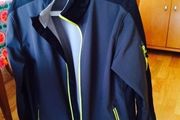 Warm jacket, water and wind proof, fleece inside. Size 52 and brand is crane.