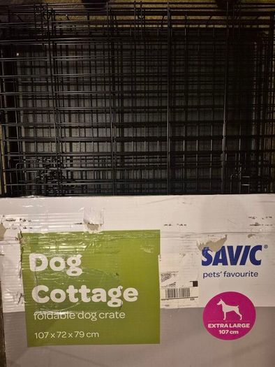 Foldable dog cage