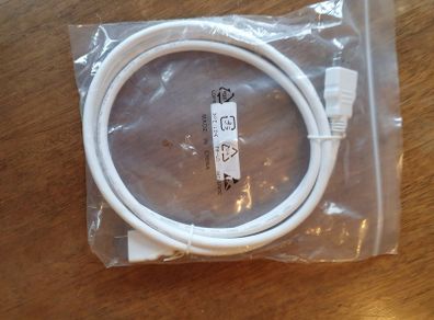 High-speed HDMI 2.0 cable With Ethernet, White, (LENGTH 1.5M)