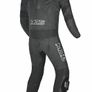MZB Maximus Matt Black Premium Buffalo Motorcycle Leathers Image 3