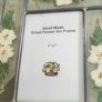 Stained Glass Photo Frame: Pressed Daisies & Clovers, Wildflower Bouquet 4 x 6 inches Image 5