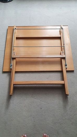 Artists wooden drawing / drafting table with adjustable tilt