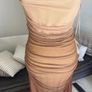 Zara brown & cream ombre summer dress Image 2