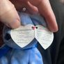 Rare & Retired TY Beanie Baby With Errors- Holiday Teddy Image 3