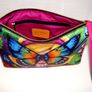 Handmade "Butterfly" 100% silk clutch bag Image 3