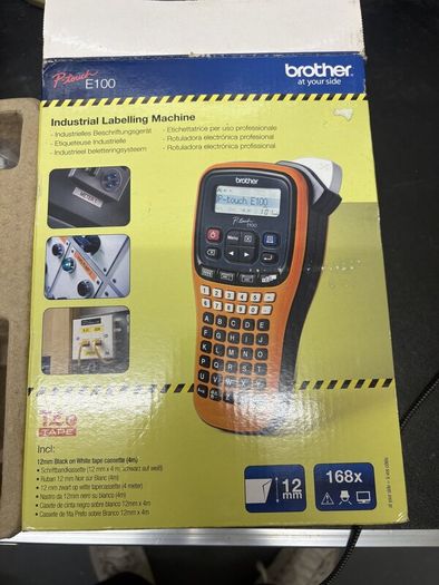 Boxed Brother P-touch PT-E100 Industrial Label Maker
