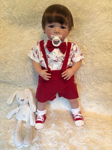 Reborns By Laura.  Cheeky, Chappy Alfie is back! 24inch Heavy, Weighted Reborn Doll