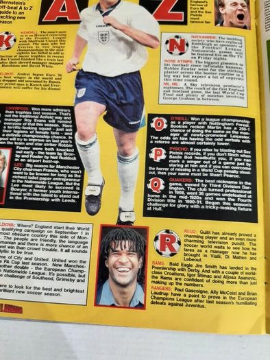 man United  Roy Keane season 96/97 magazine