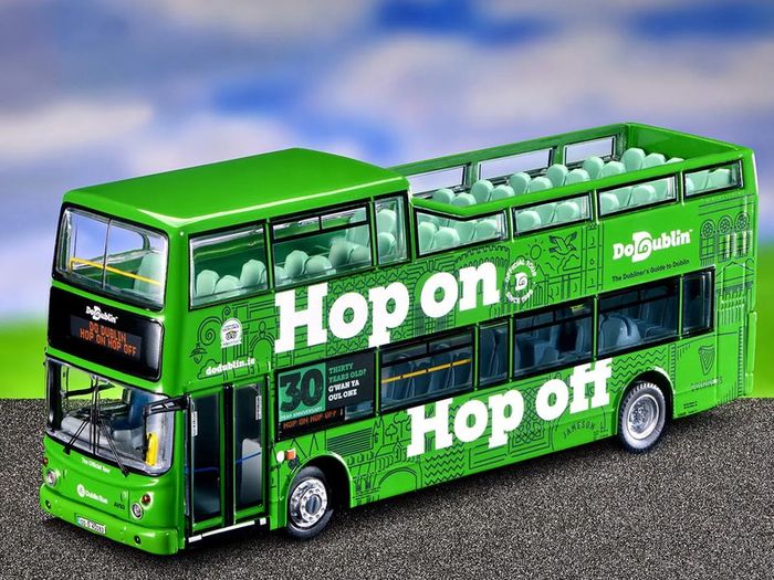 Open-Top Dublin CIty Tour Bus, Free Poat