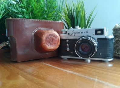 Zorki-4 VIDEO Cla Refurbished Tested USSR Soviet Russian 35 mm, Analog Photography, Leica Copy, Serviced Rangefinder film camera, 6667631