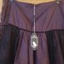 Precious A-Wear  Burgundy & Black Lace Look Skirt. S. 14..   B.N.W.T. Image 3