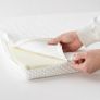2x IKEA NORDBERGET Memory Foam Mattress Toppers (90x200cm) - Barely Used Image 2