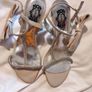 Brand new Schuh cream heels with bow detail Image 2