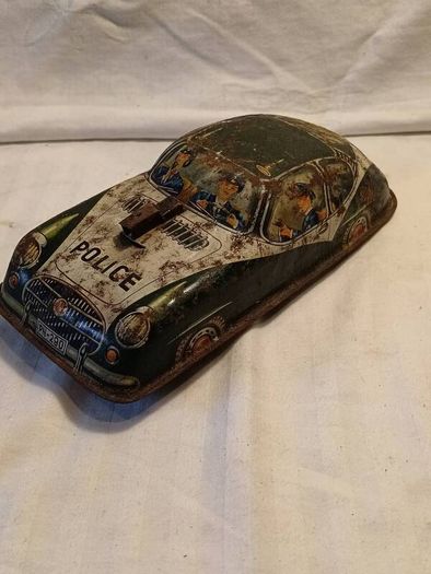 1950 Philippe Biedermeier Porsche 356 Tin Plate Car
