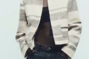 Zara Structured Striped Blazer BNWT