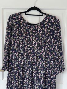 Seraphine floral maternity dress