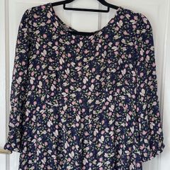 Seraphine floral maternity dress