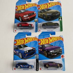 Audi Avant RS2/ RS E-Tron, BMW M3, Nissan Skyline RS - Collectable Hot wheels
