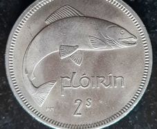 Ireland 1968 Florin Unc coin