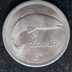 Ireland 1968 Florin Unc coin