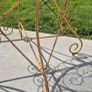 Vintage French Wrought Iron Garden Table Image 4