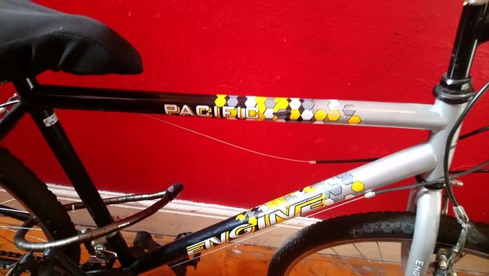 Bike with accessories + 2 new extra inner tubes check photos